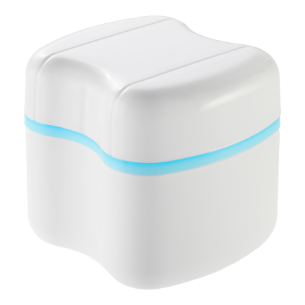 MEDIBLINK Denture container blue M039