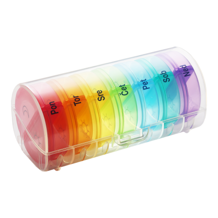 MEDIBLINK Weekly pill container Oval 2x/day M018