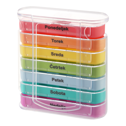 MEDIBLINK Weekly pill container Stela 4x/day M012